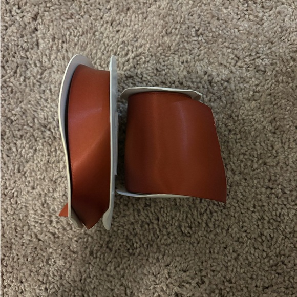 Rust Red/ Terracotta Ribbon Set - Picture 1 of 4